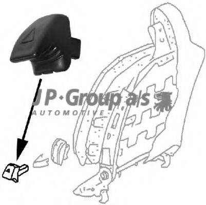 JP GROUP 8188000500 Поворотная ручка, регулировка спинки сидения