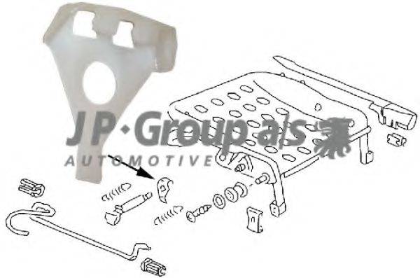 JP GROUP 8189802606 Регулировочный элемент, регулировка сидения