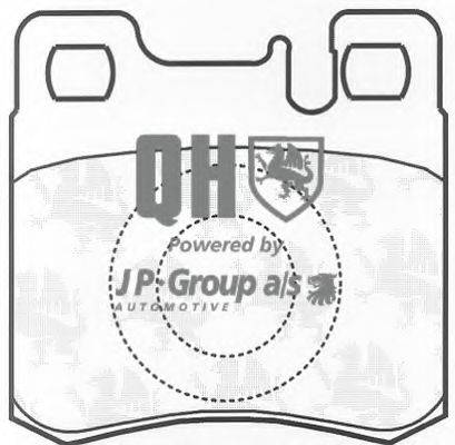 JP GROUP 1363700419 Комплект тормозных колодок, дисковый тормоз