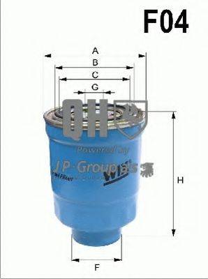 JP GROUP 1218702509 Топливный фильтр