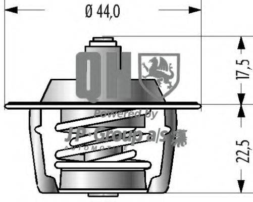 JP GROUP 4114602119 Термостат, охлаждающая жидкость