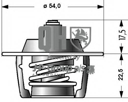 JP GROUP 4114600519 Термостат, охлаждающая жидкость