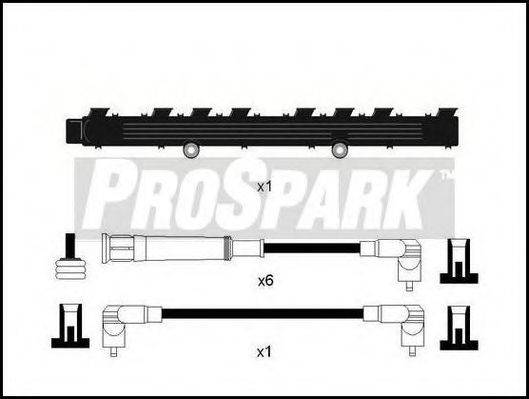 STANDARD OES223T Комплект проводов зажигания