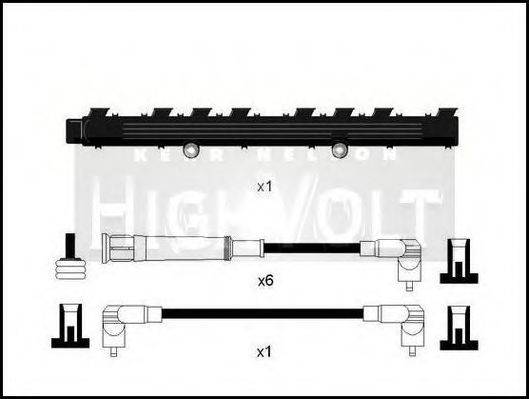 STANDARD OEF037T Комплект проводов зажигания