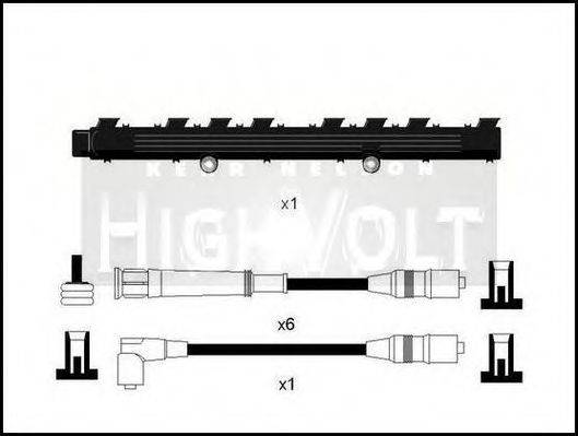 STANDARD OEF038T Комплект проводов зажигания