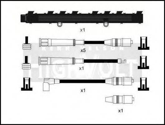 STANDARD OEF075T Комплект проводов зажигания