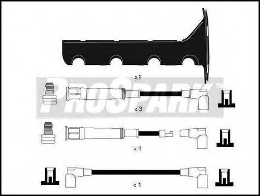 STANDARD OES806T Комплект проводов зажигания
