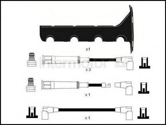 STANDARD 73892T Комплект проводов зажигания