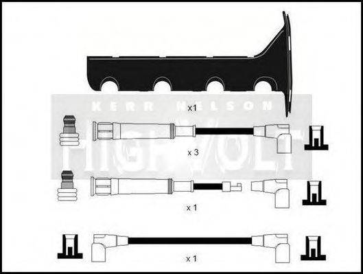 STANDARD OEF894T Комплект проводов зажигания