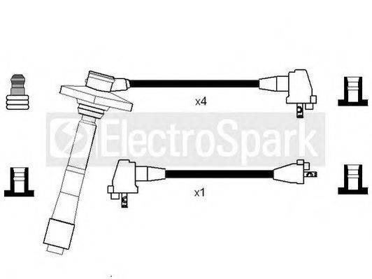 STANDARD OEK498 Комплект проводов зажигания