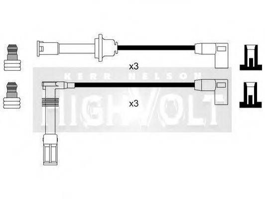 STANDARD OEF830 Комплект проводов зажигания
