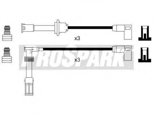 STANDARD OES1199 Комплект проводов зажигания
