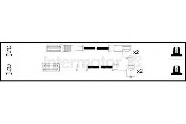 STANDARD 76122 Комплект проводов зажигания