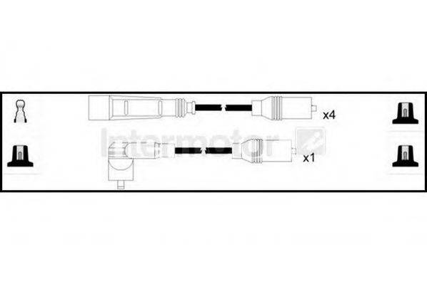 STANDARD 76166 Комплект проводов зажигания