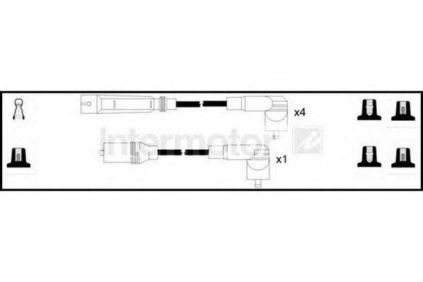 STANDARD 76301 Комплект проводов зажигания