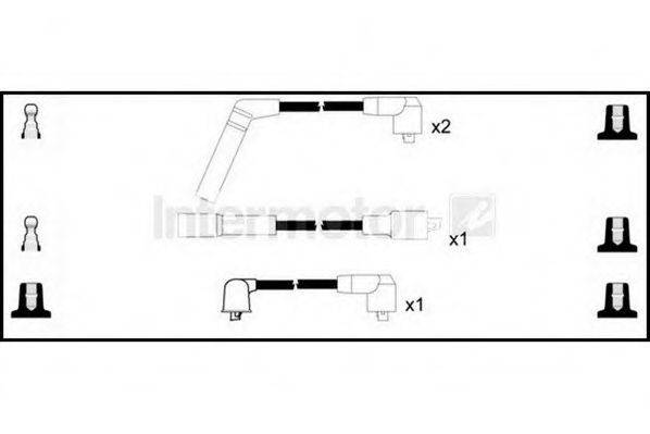 STANDARD 73684 Комплект проводов зажигания