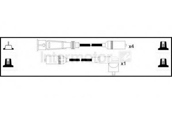 STANDARD 73701 Комплект проводов зажигания