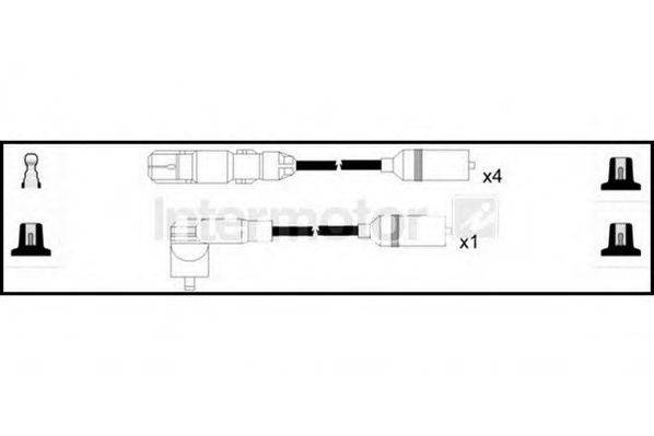 STANDARD 73704 Комплект проводов зажигания