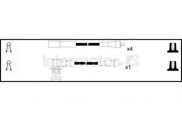 STANDARD 73750 Комплект проводов зажигания