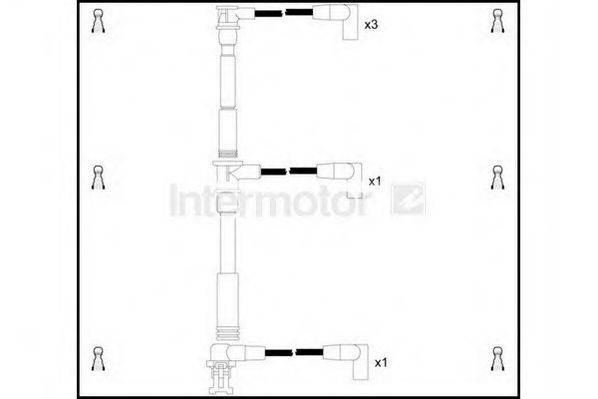 STANDARD 73763 Комплект проводов зажигания