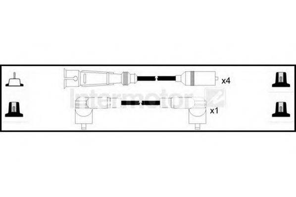 STANDARD 73888 Комплект проводов зажигания