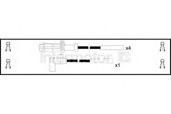 STANDARD 73927 Комплект проводов зажигания