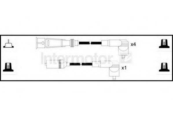 STANDARD 73943 Комплект проводов зажигания