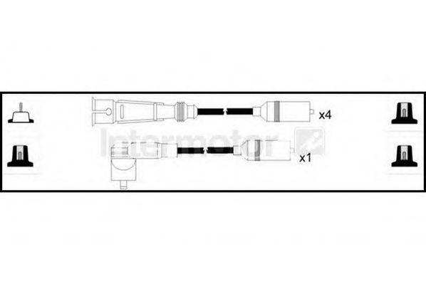 STANDARD 73954 Комплект проводов зажигания