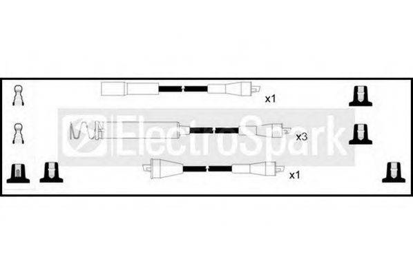 STANDARD OEK002 Комплект проводов зажигания