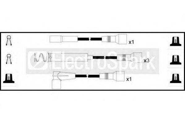 STANDARD OEK188 Комплект проводов зажигания