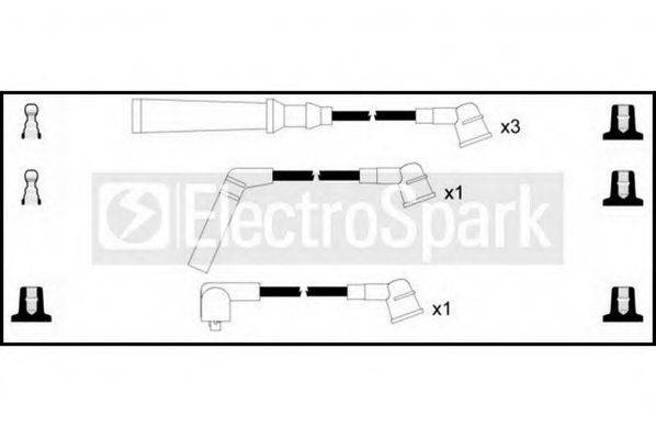 STANDARD OEK795 Комплект проводов зажигания