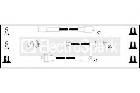STANDARD OEK039 Комплект проводов зажигания