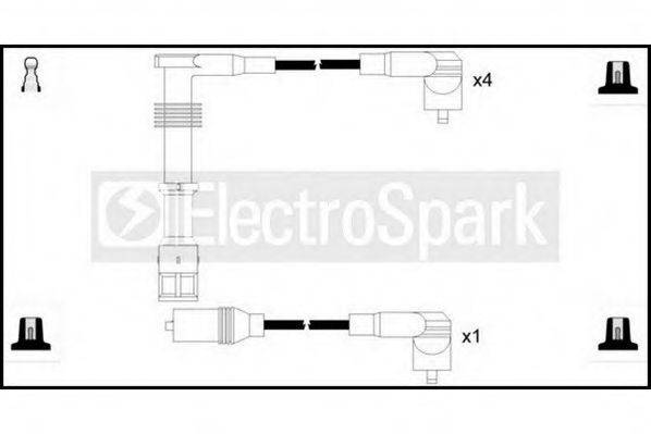 STANDARD OEK706 Комплект проводов зажигания