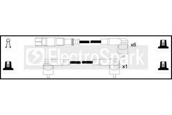 STANDARD OEK749 Комплект проводов зажигания