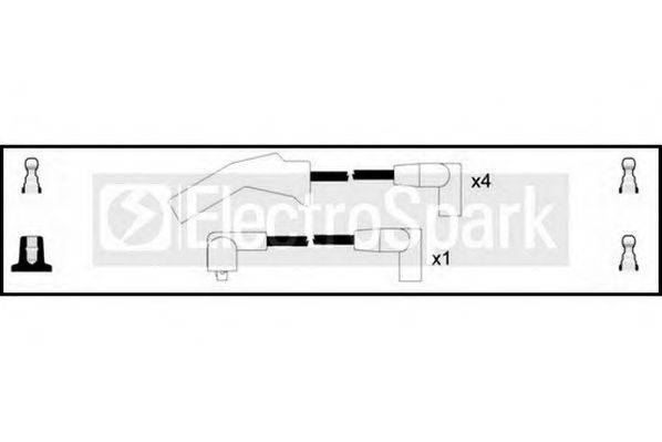 STANDARD OEK096 Комплект проводов зажигания