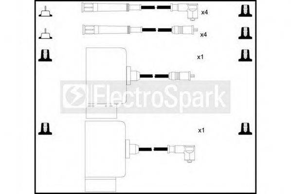 STANDARD OEK480 Комплект проводов зажигания