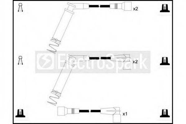 STANDARD OEK1030 Комплект проводов зажигания