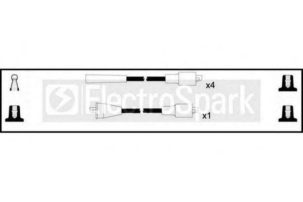 STANDARD OEK184 Комплект проводов зажигания