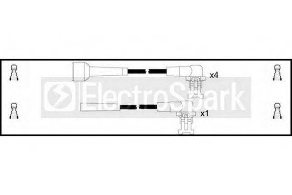 STANDARD OEK199 Комплект проводов зажигания