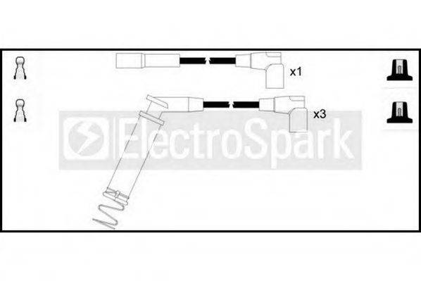 STANDARD OEK123 Комплект проводов зажигания