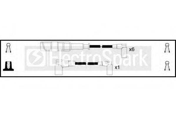 STANDARD OEK172 Комплект проводов зажигания