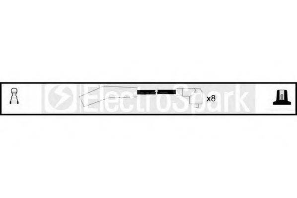 STANDARD OEK753 Комплект проводов зажигания