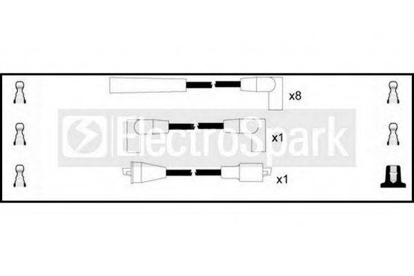 STANDARD OEK034 Комплект проводов зажигания