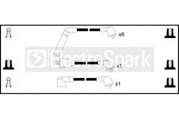 STANDARD OEK020 Комплект проводов зажигания