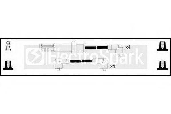 STANDARD OEK044 Комплект проводов зажигания