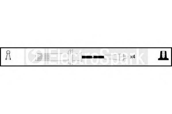 STANDARD OEK149 Комплект проводов зажигания