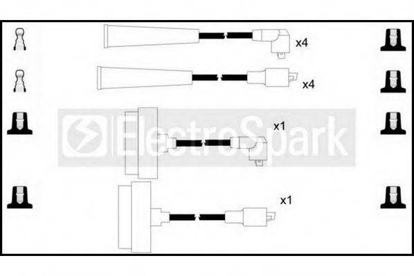 STANDARD OEK042 Комплект проводов зажигания
