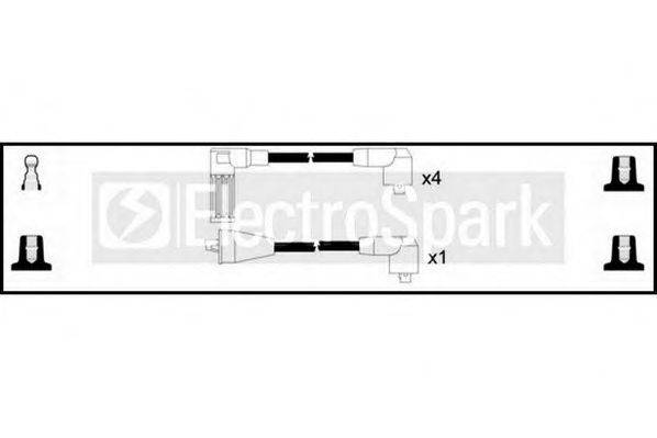 STANDARD OEK449 Комплект проводов зажигания