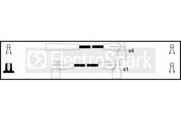 STANDARD OEK381 Комплект проводов зажигания