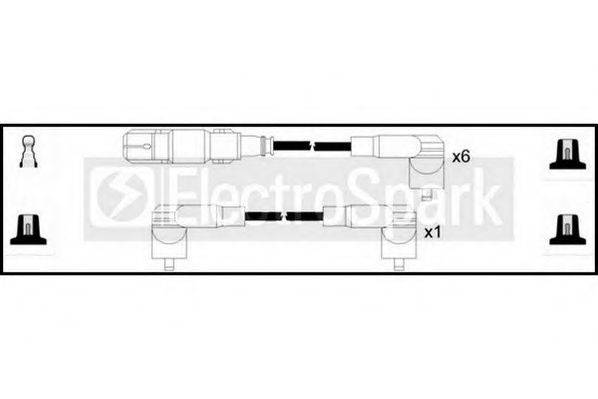 STANDARD OEK411 Комплект проводов зажигания